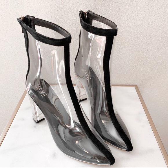 Raye Felicity Clear Plastic Boots 7 - Picture 4 of 7